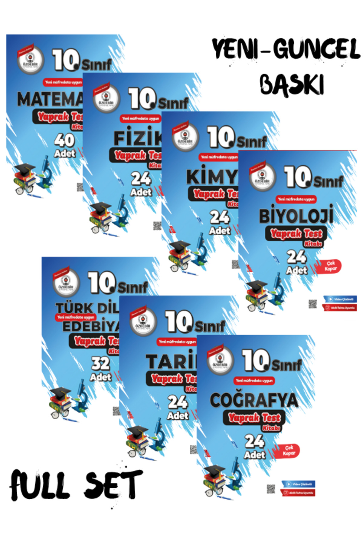 10.Sınıf Tüm Dersler Yaprak Test Seti Güncel Yeni Baskı 10.Sınıf Tüm Dersler Yaprak Test Seti Güncel Yeni Baskı