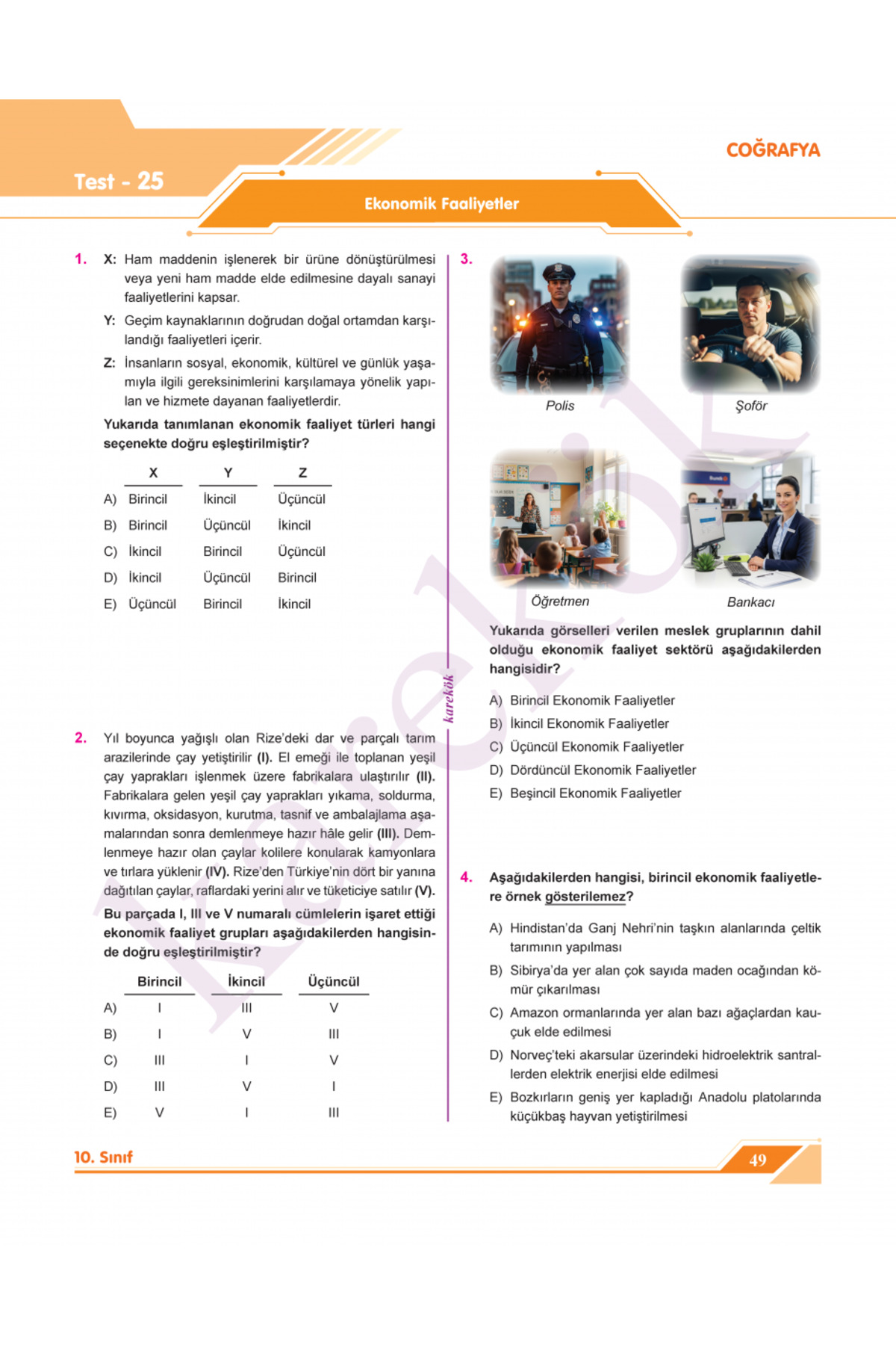 2025-2026 Müfredat Karekök 10. Sınıf Tüm Dersler Soru Bankası 7 Branş 2025-2026 Müfredat Karekök 10. Sınıf Tüm Dersler Soru Bankası 7 Branş