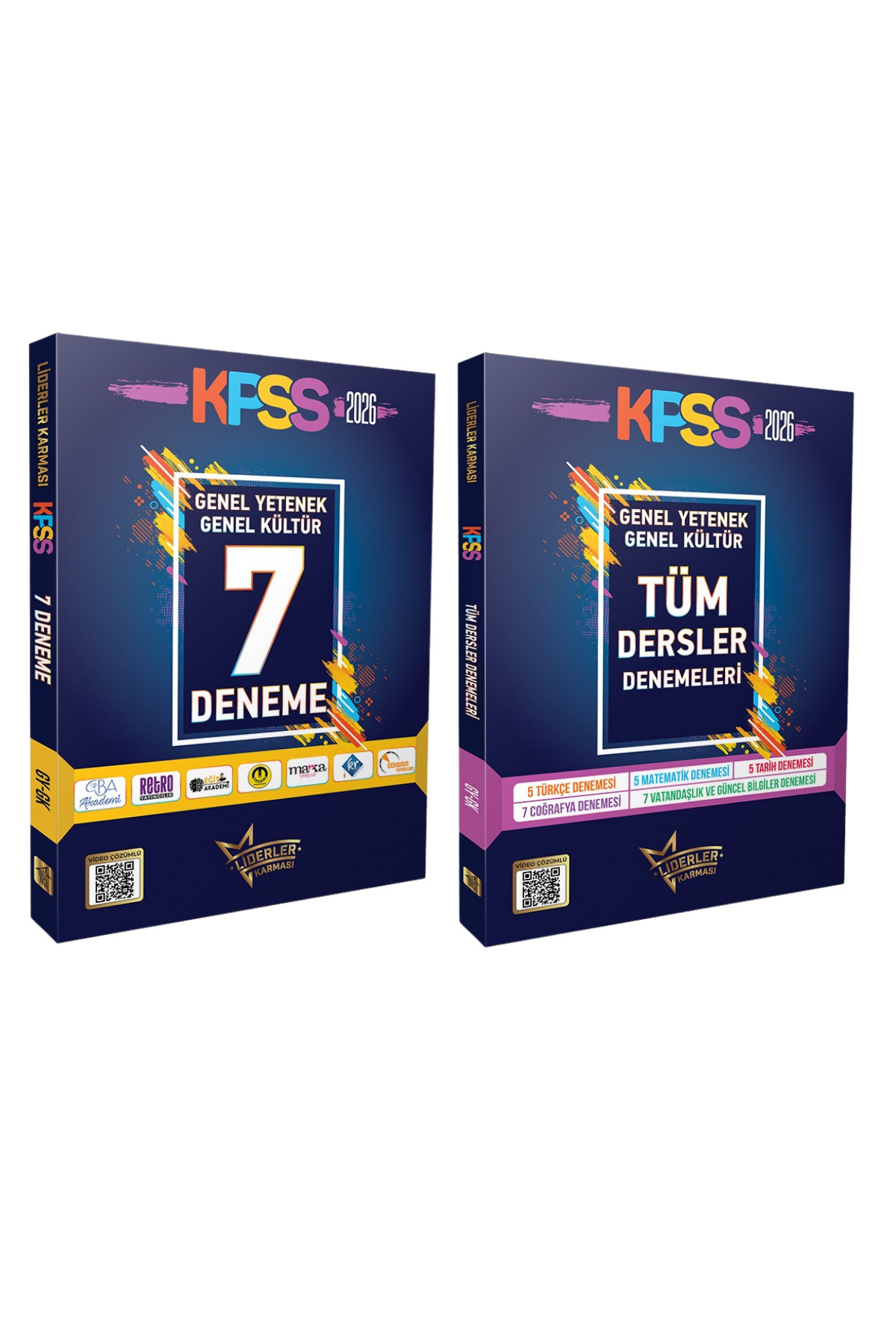 2026 KPSS GYGK Lisans 7 Genel Deneme ve 29lu Branş Deneme Seti