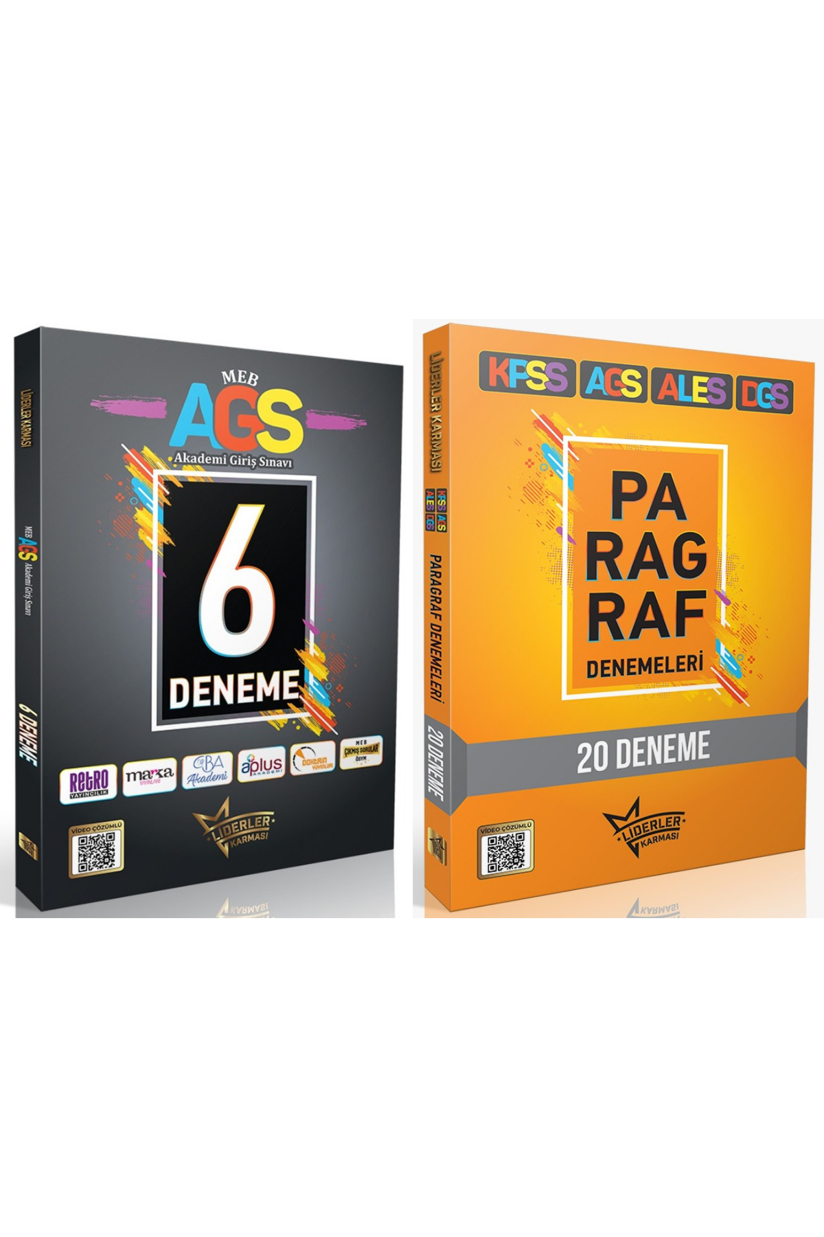 2026 Model KPSS AGS ALES DGS Paragraf 20 Deneme ve AGS 6 Yayından 6 Deneme Seti