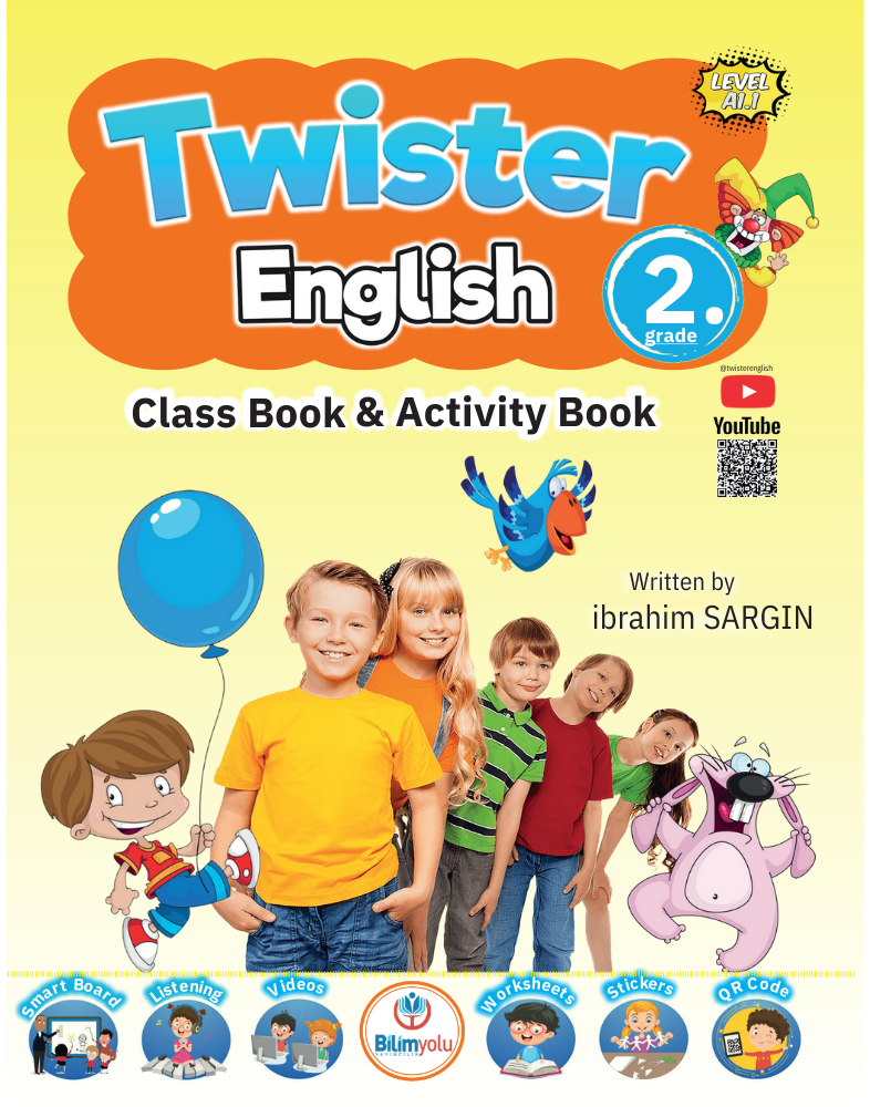 Bilimyolu Yayıncılık 2.Sınıf Twister English Class Book & Activity Book İbrahim Sargın