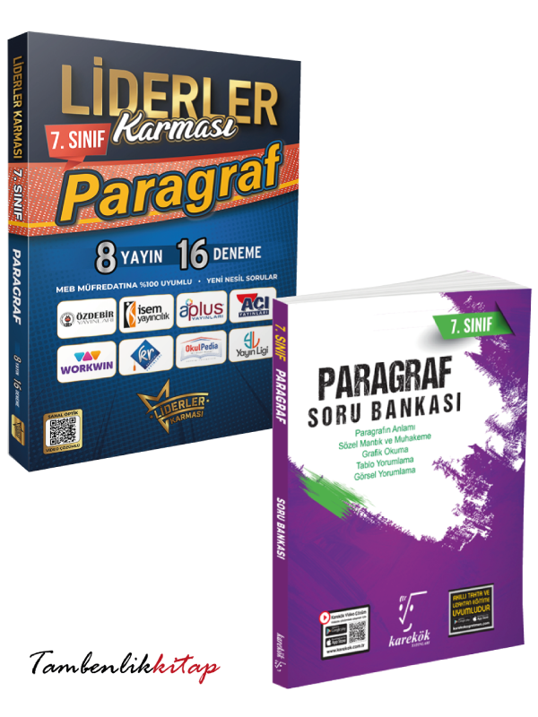 7.Sınıf Paragraf Soru Deneme Seti Liderler Karması (Güncel Baskı) 7.Sınıf Paragraf Soru Deneme Seti Liderler Karması (Güncel Baskı)