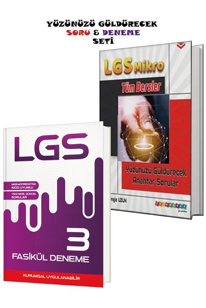 8.Sınıf LGS  Tüm Dersler Mikro Soru Bankası + 3 Genel Deneme