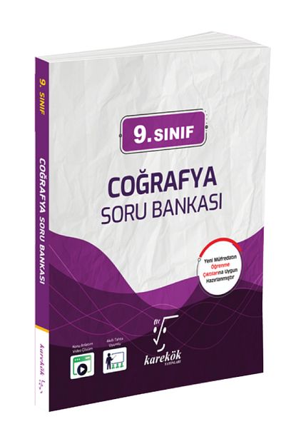 9.Sınıf Coğrafya Soru Bankası Karekök Yayınları (Güncel Baskı) 9.Sınıf Coğrafya Soru Bankası Karekök Yayınları (Güncel Baskı)