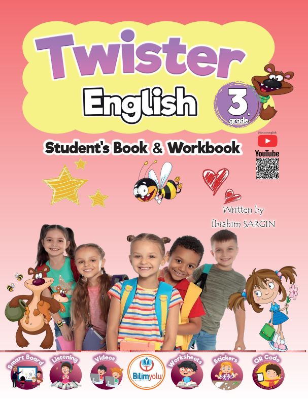 Bilimyolu Yayıncılık 3. Sınıf Twister English Student's Book & Workbook İbrahim Sargın