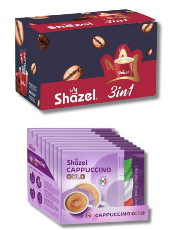 Çözünebilir 3 ü 1 Arada ve Cappuccino Kahveleri Seti Çözünebilir 3 ü 1 Arada ve Cappuccino Kahveleri Seti