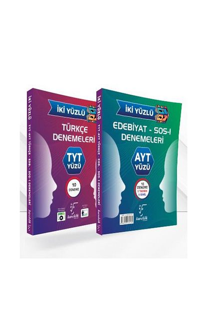 Karekök Yayınları Tyt Ayt Türkçe-Edebiyat Sos-1 İki Yüzlü Denemeleri Karekök Yayınları Tyt Ayt Türkçe-Edebiyat Sos-1 İki Yüzlü Denemeleri