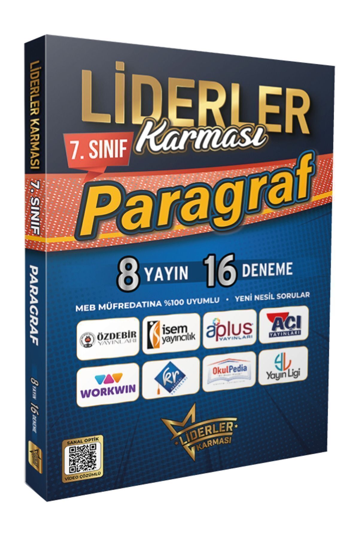 Liderler Karması 2024 Model 7.Sınıf 8 Yayın Evinden 16 Paragraf Branş Deneme