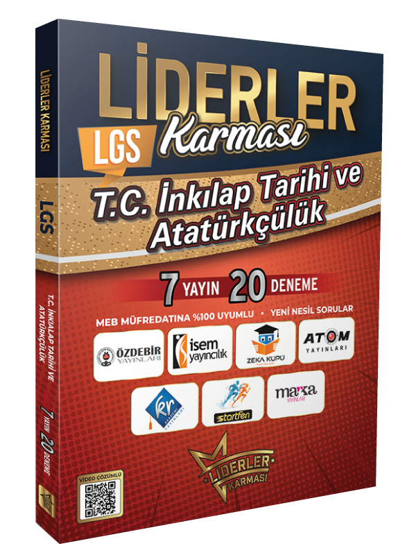 Liderler Karması LGS İnkılap Tarihi Denemeleri 8 Yayın 23 Deneme Liderler Karması LGS İnkılap Tarihi Denemeleri 8 Yayın 23 Deneme