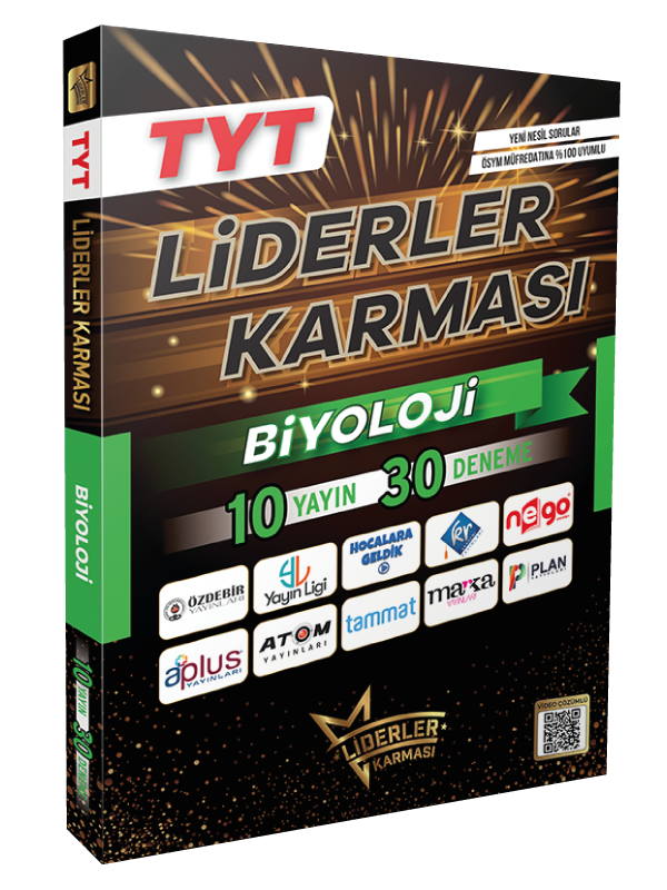 Liderler Karması TYT Biyoloji 10 Yayın 30 Deneme Liderler Karması TYT Biyoloji 10 Yayın 30 Deneme