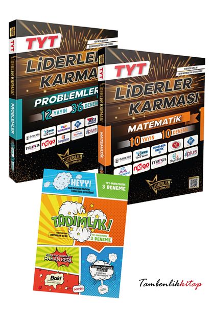 Liderler Karması TYT Matematik, Problemler Branş Deneme Seti +3 Matematik Deneme