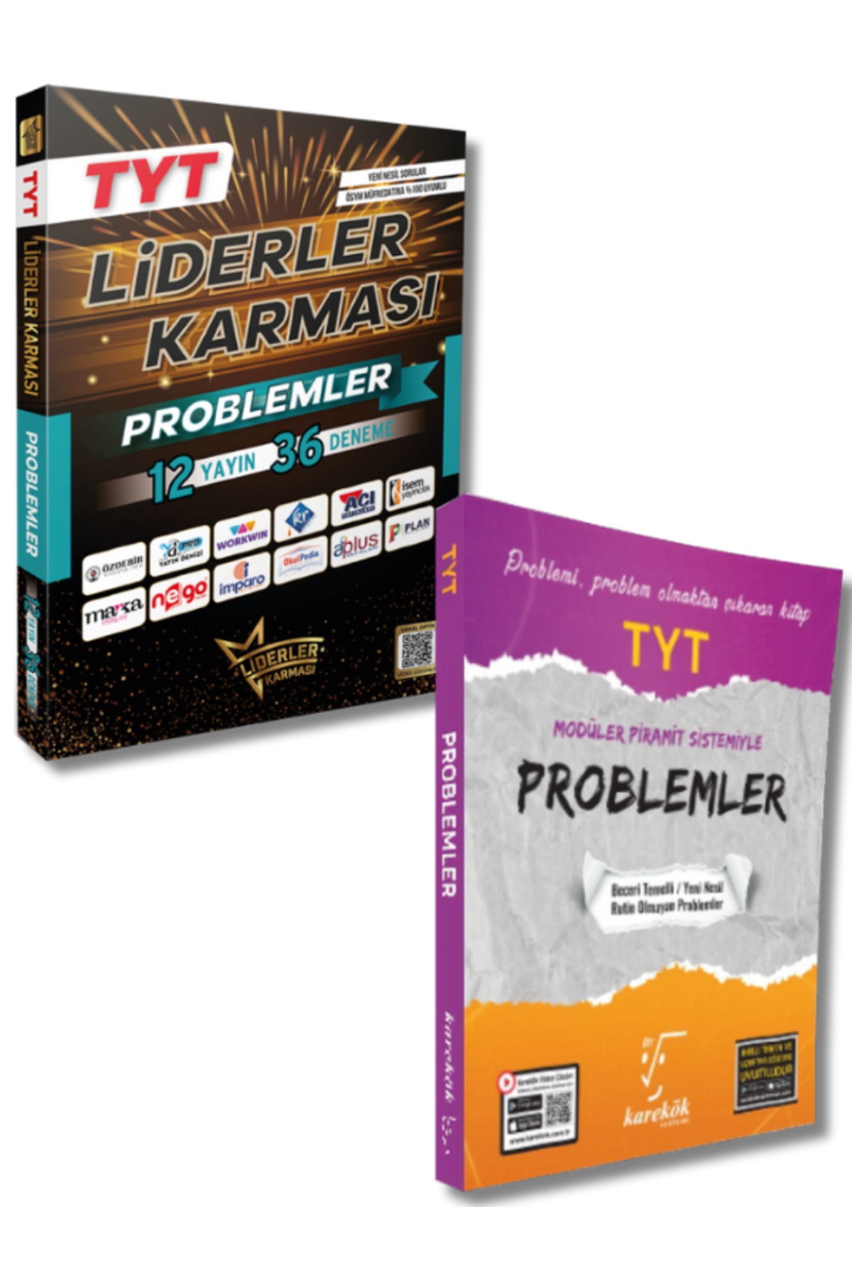 Liderler Karması ve Karekök Yayınlarından TYT Problemler Soru Bankası ve Deneme Seti Liderler Karması ve Karekök Yayınlarından TYT Problemler Soru Bankası ve Deneme Seti
