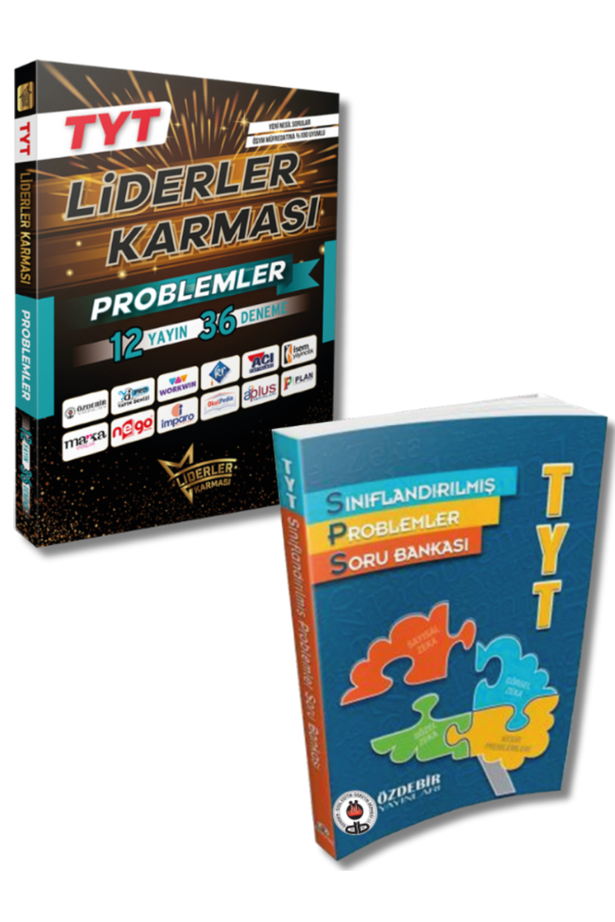 Liderler Karması ve Özdebir Yayınevinden TYT Sınıflandırılmış Problemler Soru Bankası ve Deneme Seti Liderler Karması ve Özdebir Yayınevinden TYT Sınıflandırılmış Problemler Soru Bankası ve Deneme Seti