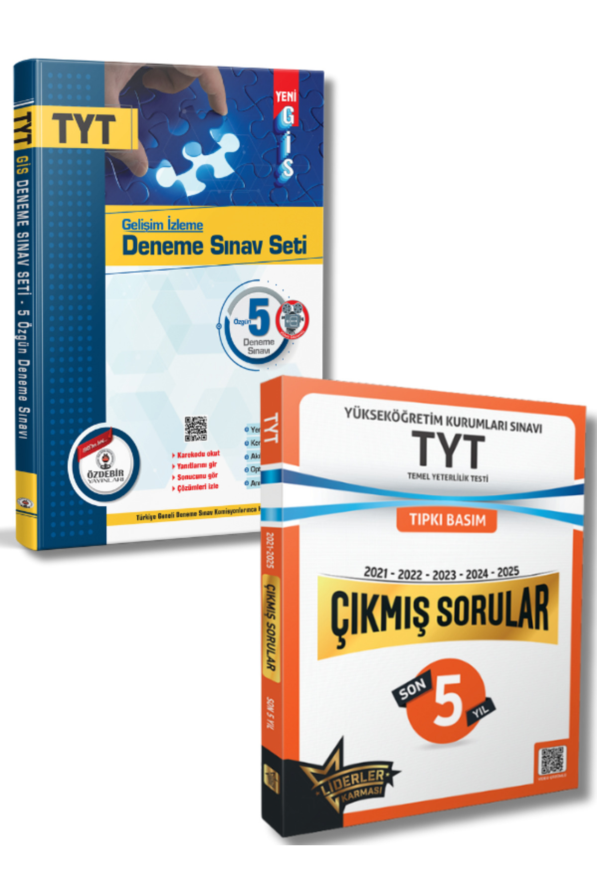 Liderler Karması ve Özdebir Yayınevinden TYT Son 5 Yıl Çıkmış Sorular ve TYT 5 Özgün Deneme Seti Liderler Karması ve Özdebir Yayınevinden TYT Son 5 Yıl Çıkmış Sorular ve TYT 5 Özgün Deneme Seti