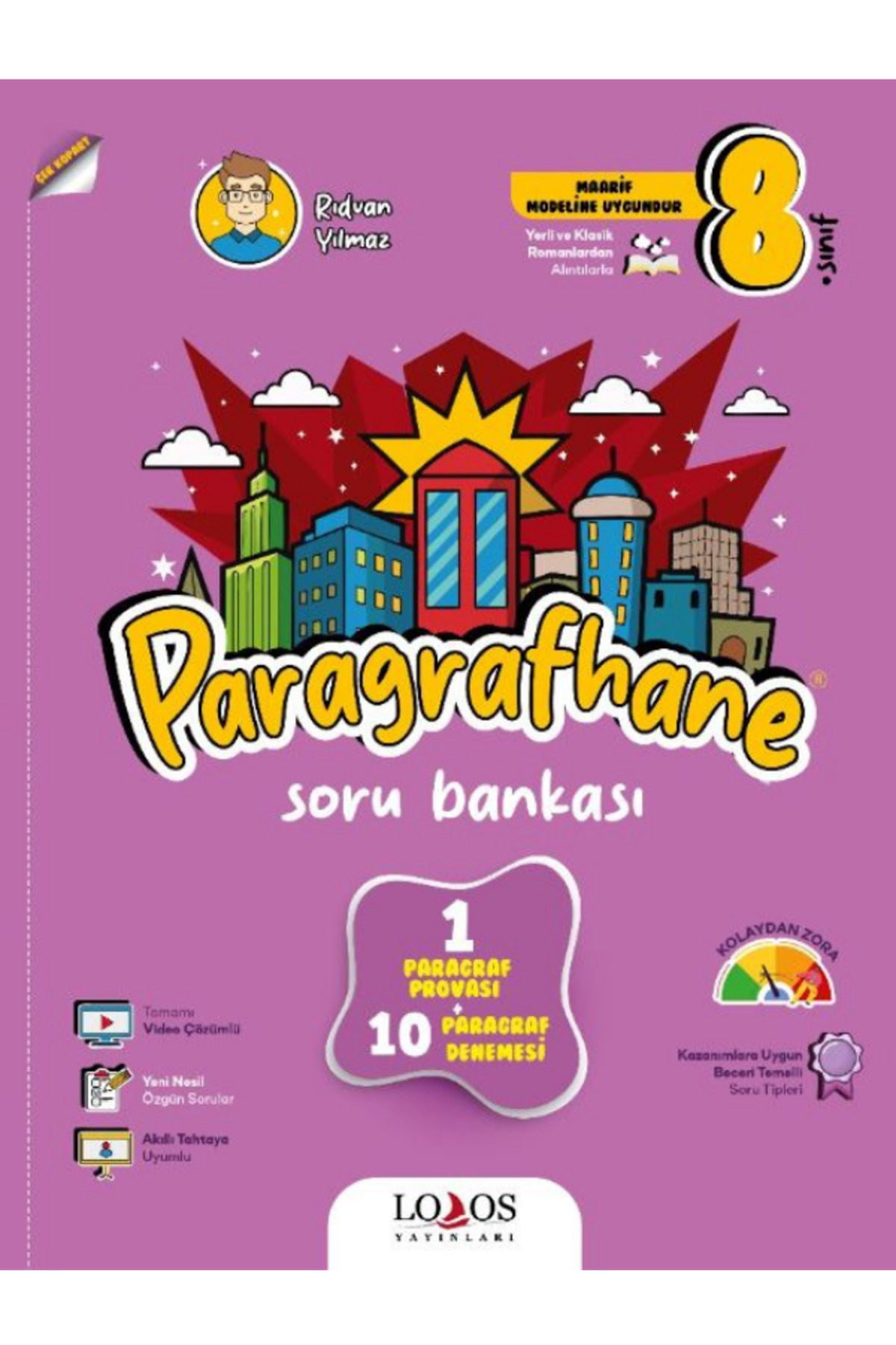 Lodos Yayınları 8.Sınıf Paragrafhane Soru Bankası Rıdvan Yılmaz Lodos Yayınları 8.Sınıf Paragrafhane Soru Bankası Rıdvan Yılmaz