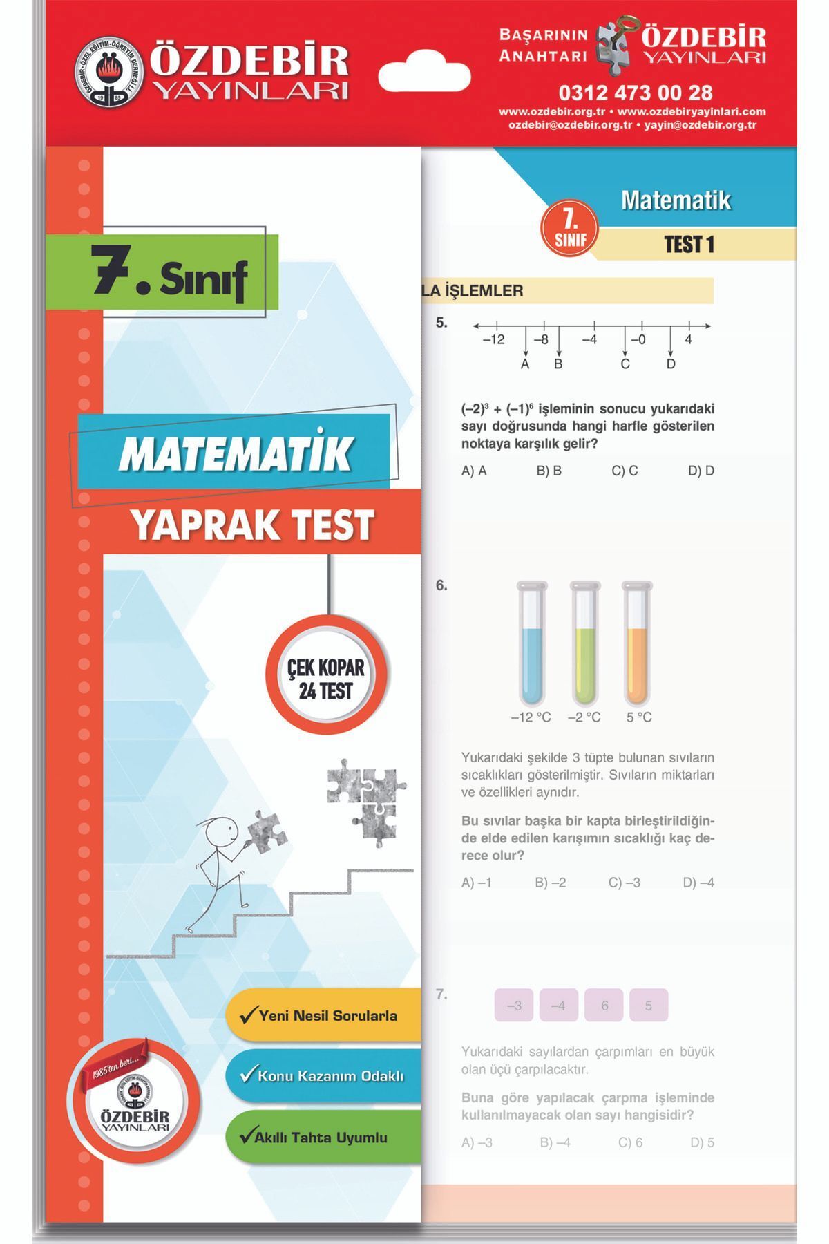 Özdebir 7.sınıf Matematik Yaprak Test