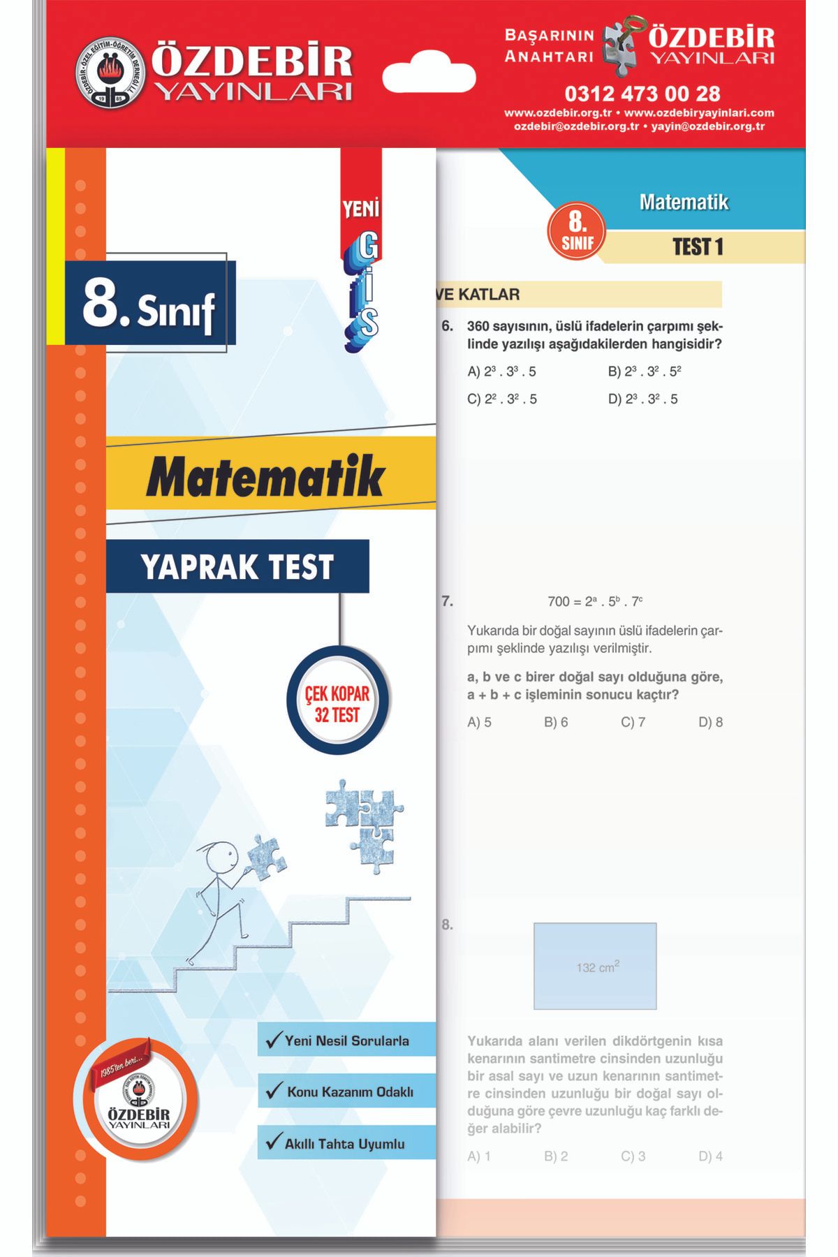 Özdebir Yayınları 8. Sınıf Yaprak Test Seti