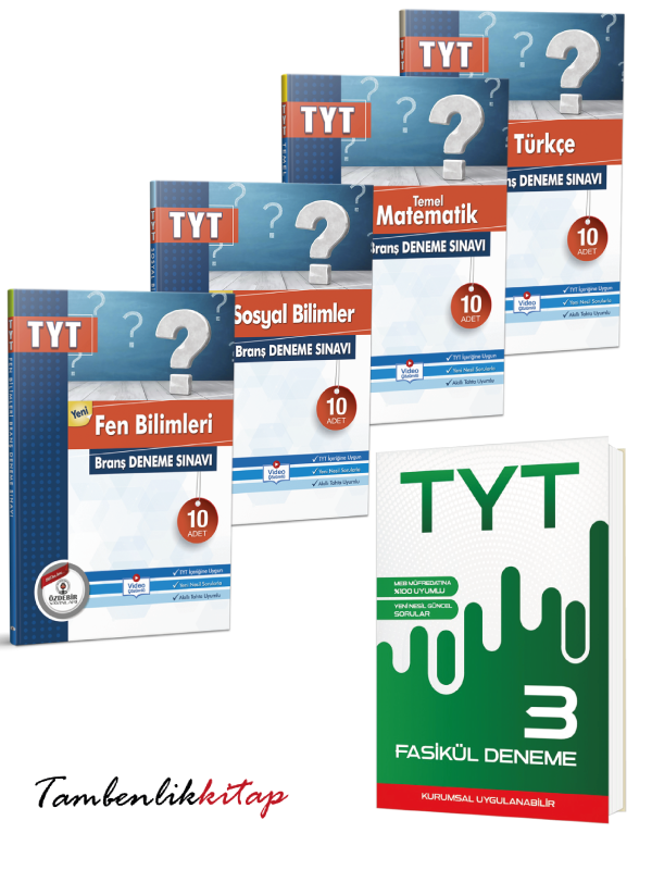 Özdebir Yayınları Farkıyla TYT'ye Nokta Koyduran Deneme Seti Özdebir Yayınları Farkıyla TYT'ye Nokta Koyduran Deneme Seti
