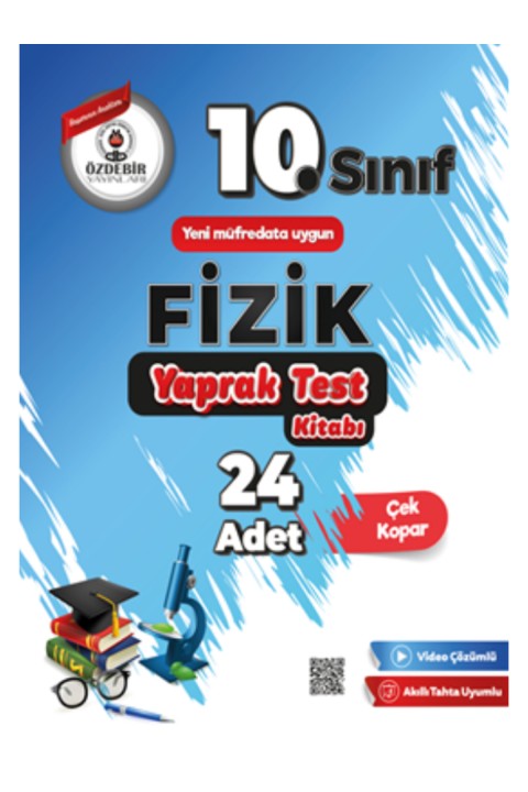 10.Sınıf Fizik Yaprak Test Kitabı Güncel Yeni Baskı