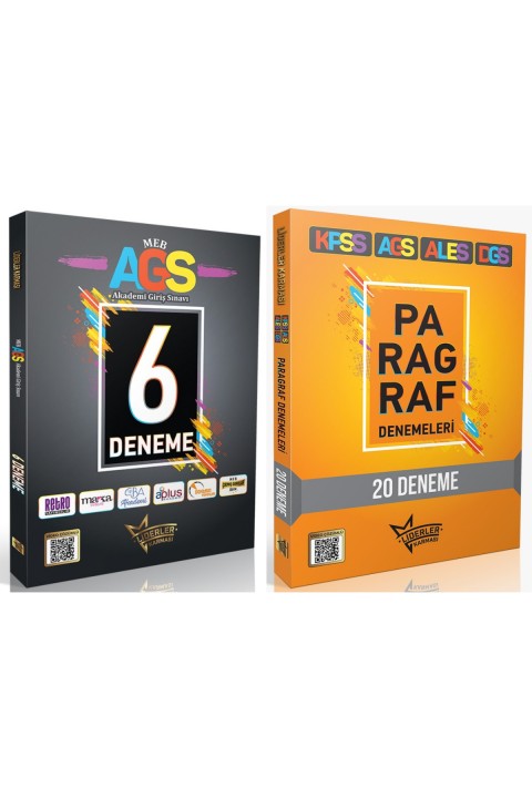 2026 Model KPSS AGS ALES DGS Paragraf 20 Deneme ve AGS 6 Yayından 6 Deneme Seti