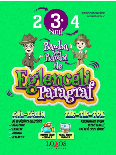 Lodos Yayınları 3. Sınıf Eğlenceli Paragraf Rıdvan Yılmaz