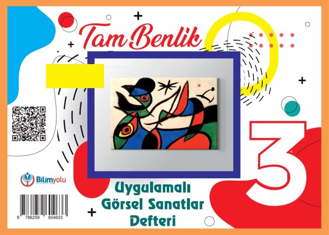 3.Sınıf Tam Benlik Uygulamalı Görsel Sanatlar Defteri Küçük Boy (25X35)