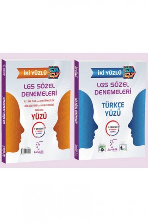 8.Sınıf LGS İki Yüzlü Sözel Denemeleri ( 7 İnkilap,Din,İngilizce-7 Türkçe )