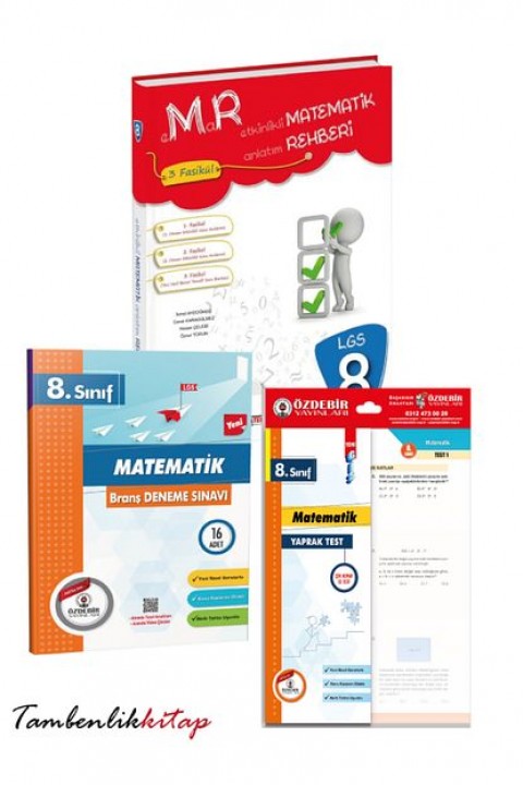 8.Sınıf LGS Konu, Soru, Deneme, Yaprak Test Matematik Rehberi Seti
