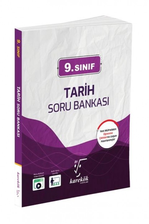 9.Sınıf Tarih Soru Bankası Karekök Yayınları (Güncel Baskı)