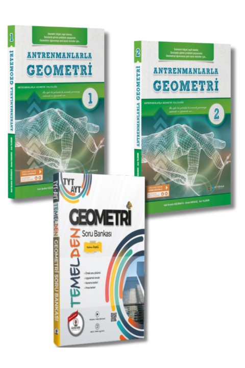 Antrenman Yayınları ve Özdebir Yayınevinden Temelden Zirveye Geometri Soru Bankası Seti