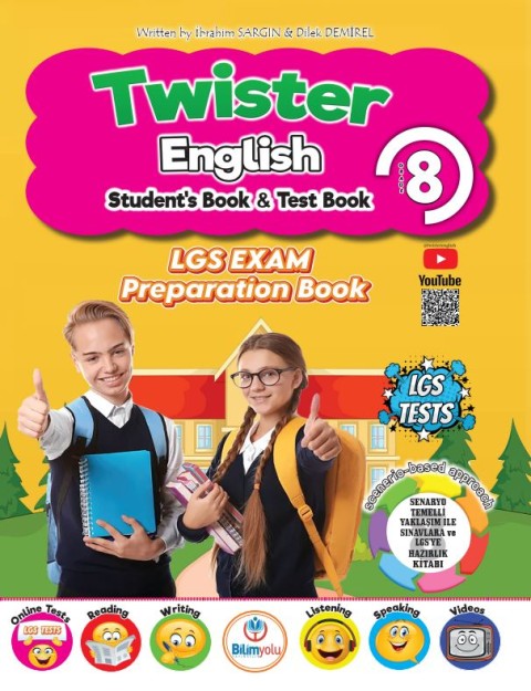 Bilimyolu Yayıncılık 8. Sınıf Twister English Student's Book & Workbook İbrahim Sargın