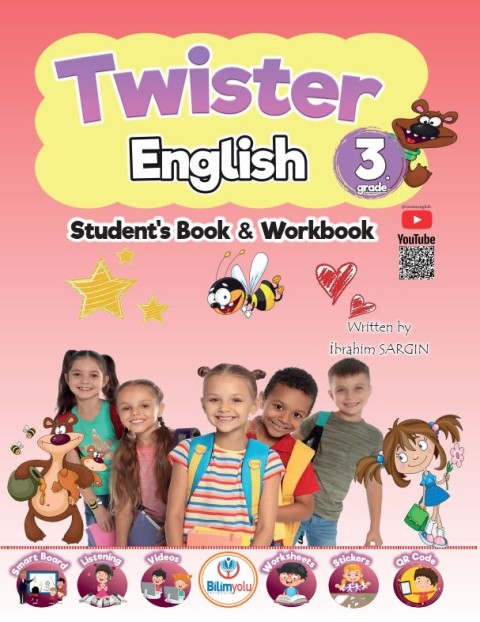 Bilimyolu Yayıncılık 3. Sınıf Twister English Student's Book & Workbook İbrahim Sargın
