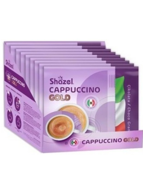 Cappuccino ve Granüllü Çikolata Tozlu 12X25Gr.