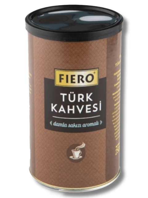 Fiero Damla Sakızlı Türk Kahvesi 250 Gr. (Teneke Kutu)