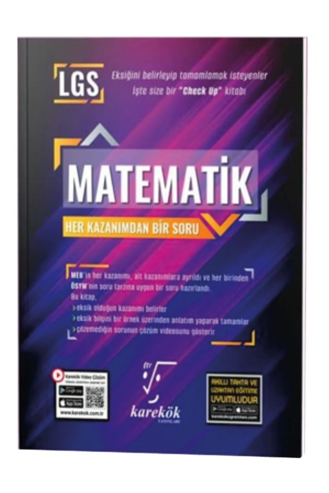 Karekök LGS Matematik Her Kazanımdan Bir Soru (Yeni Baskı)