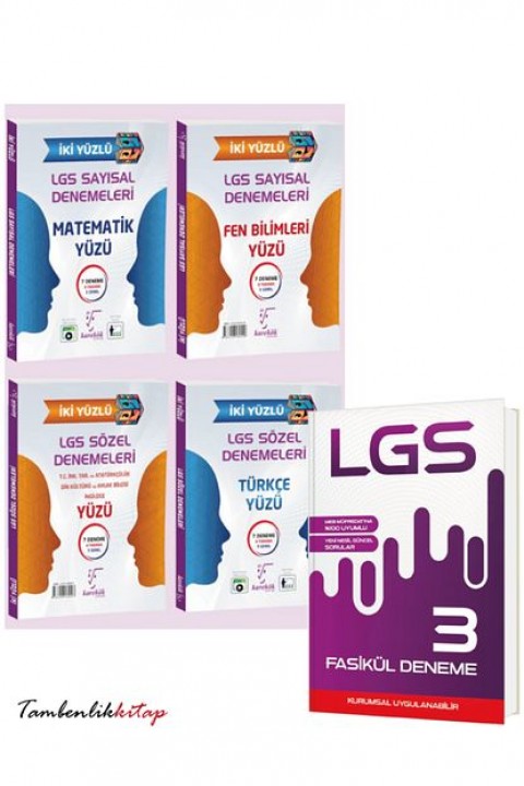 Karekök Yayınları LGS Sayısal Sözel Branş Deneme + 3 Genel Fasikül Deneme