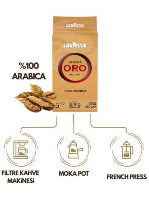 Lavazza Qualità Oro Filtre Kahve 250 gr