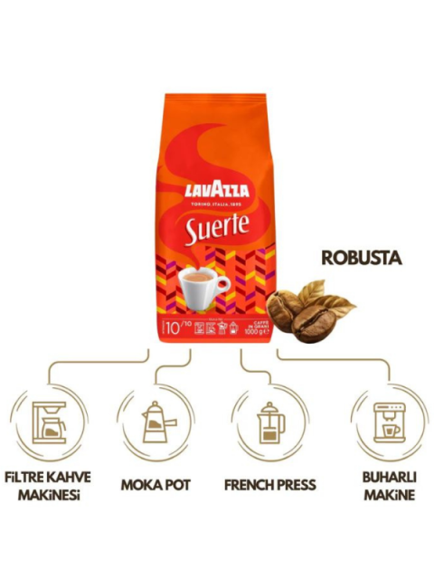 Lavazza Suerte Çekirdek Kahve 1 kg