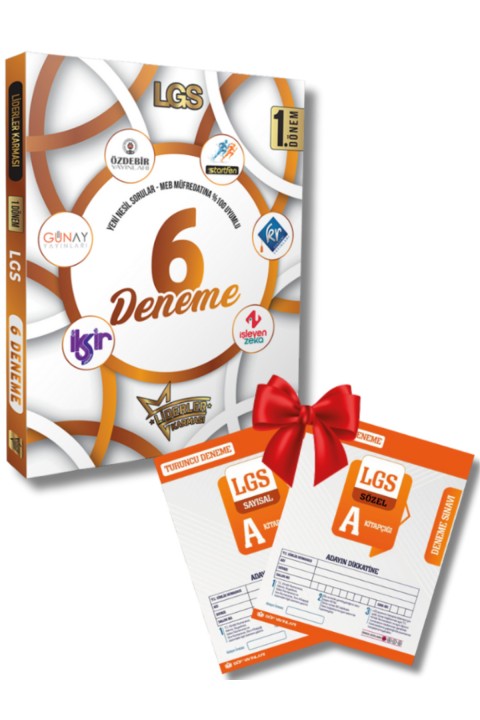 Liderler Karması 8.Sınıf LGS 1.Dönem 6 Deneme + 1 Genel Deneme