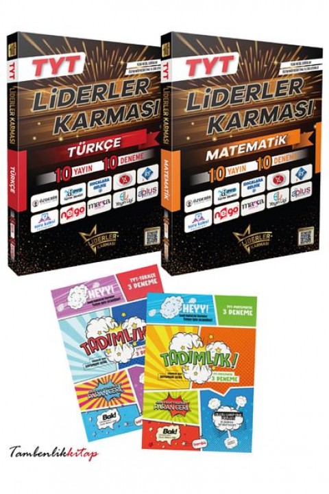 Liderler Karması TYT Türkçe, Matematik 13+13 Deneme Seti