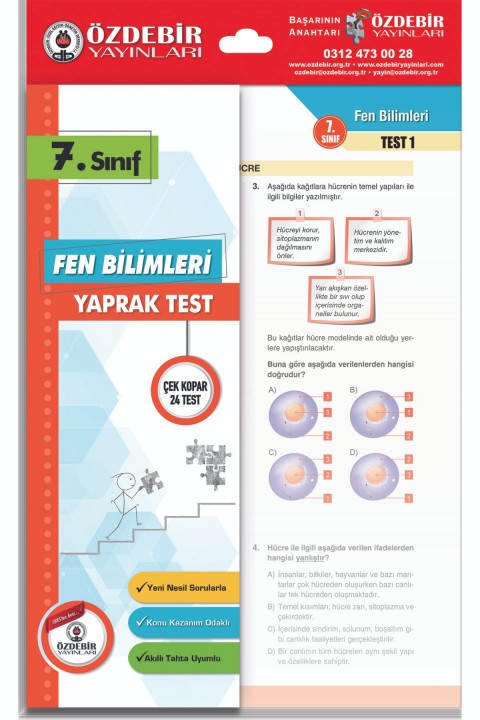 Özdebir 7.sınıf Fen Bilimleri Yaprak Test