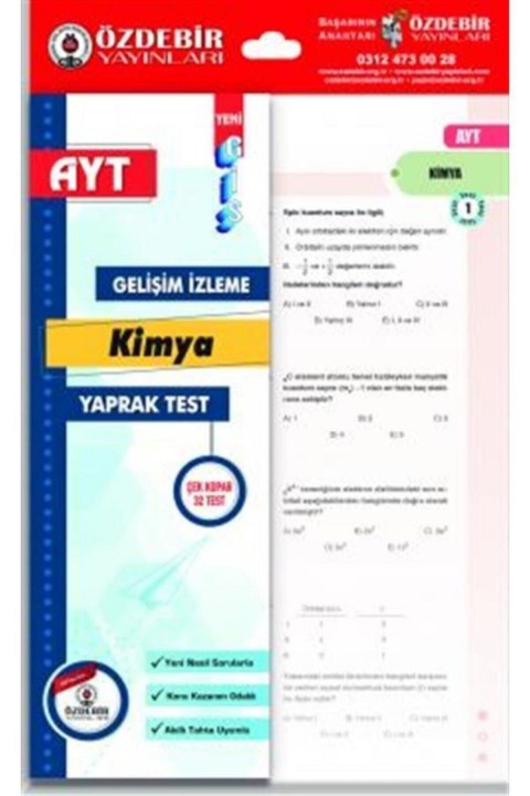 Özdebir Ayt Kimya Gis Yaprak Test Mst04508
