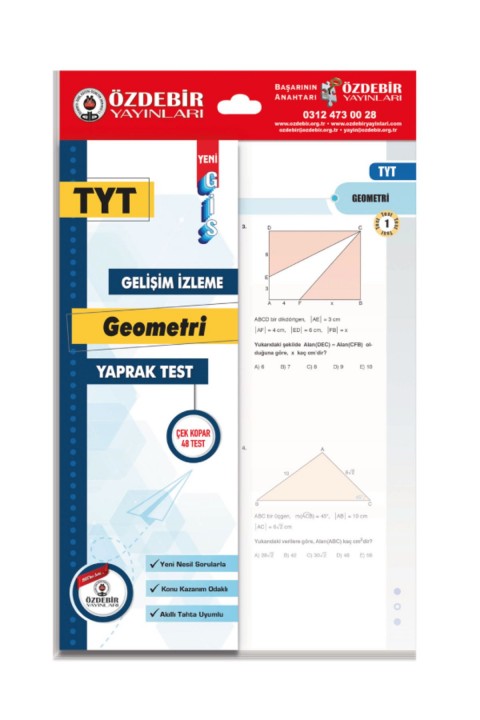 Özdebir Yayınları TYT Problemler Sayısal Yaprak Test Seti