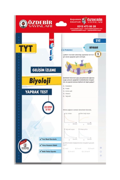 Özdebir Yayınları TYT Problemler Sayısal Yaprak Test Seti