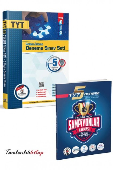 Şampiyonlar Karması ve Özdebir Yayınlarından TYT 5+5 Başarı Deneme Seti