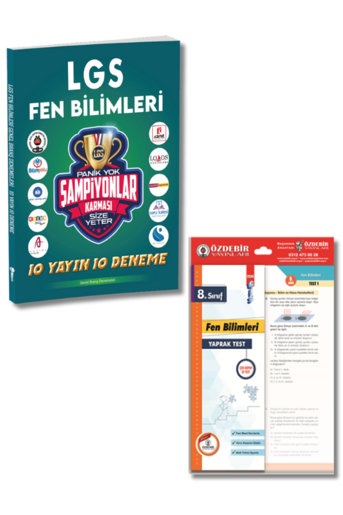 Şampiyonlar Karması 8.Sınıf LGS Fen Bilimleri 10 lu Deneme ve Yaprak Test Seti Şampiyonlar Karması 8.Sınıf LGS Fen Bilimleri 10 lu Deneme ve Yaprak Test Seti