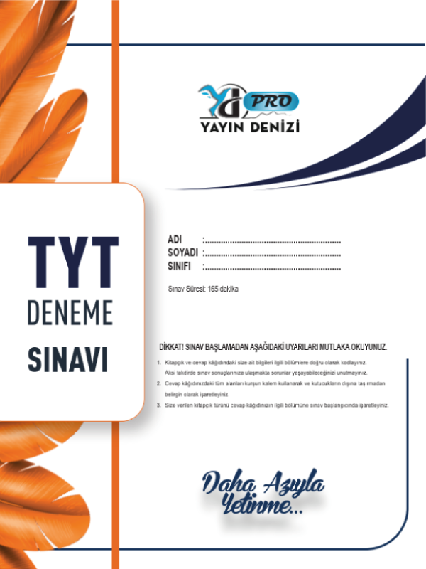 Şampiyonlar Karması TYT 5 Deneme