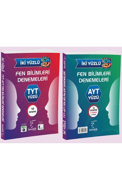 TYT-AYT İki Yüzlü Fen Bilimleri Denemeleri ( TYT-AYT 20 Deneme ) TYT-AYT İki Yüzlü Fen Bilimleri Denemeleri ( TYT-AYT 20 Deneme )