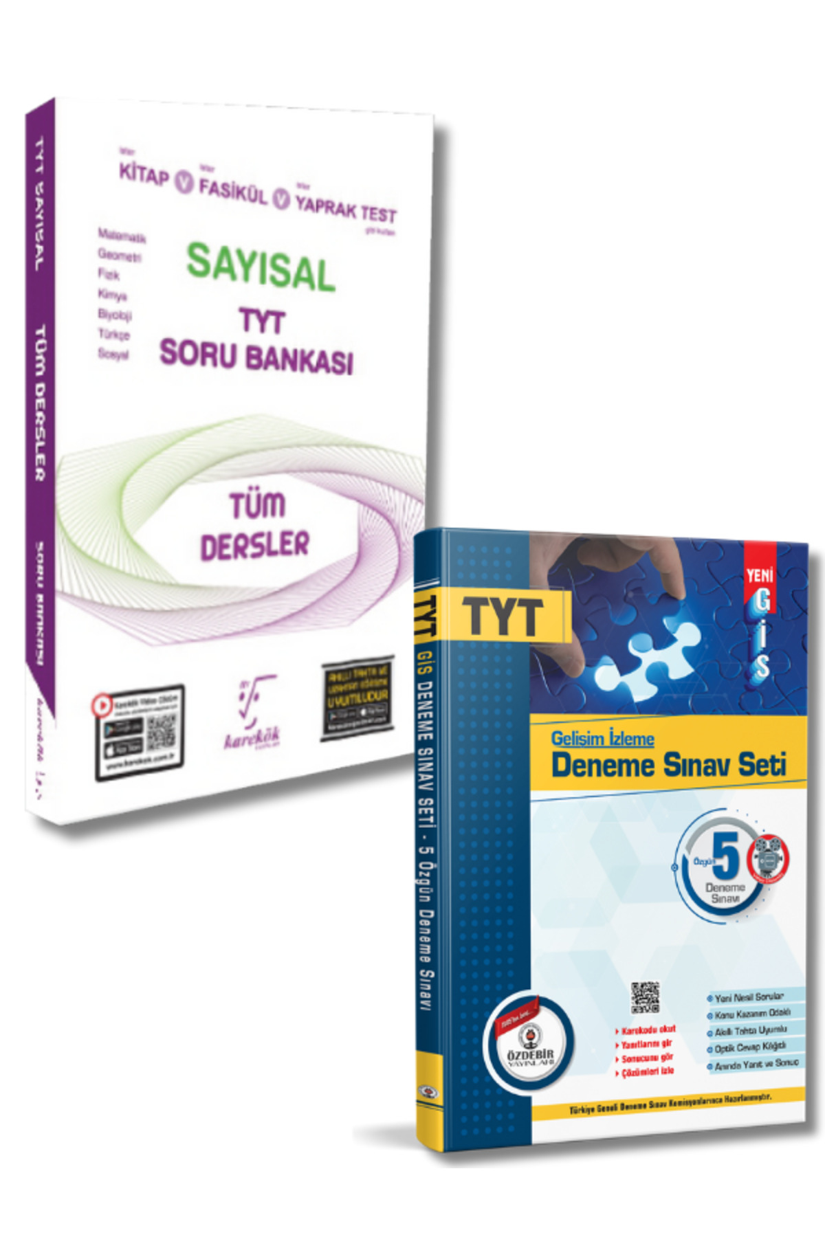 TYT Sayısal Soru Bankası ve 5 li Deneme Seti Özdebir Yayınevi TYT Sayısal Soru Bankası ve 5 li Deneme Seti Özdebir Yayınevi