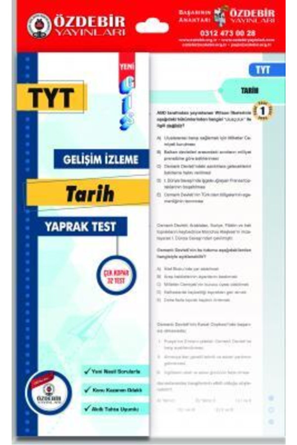 Tyt Tarih Gis Yaprak Test St96444